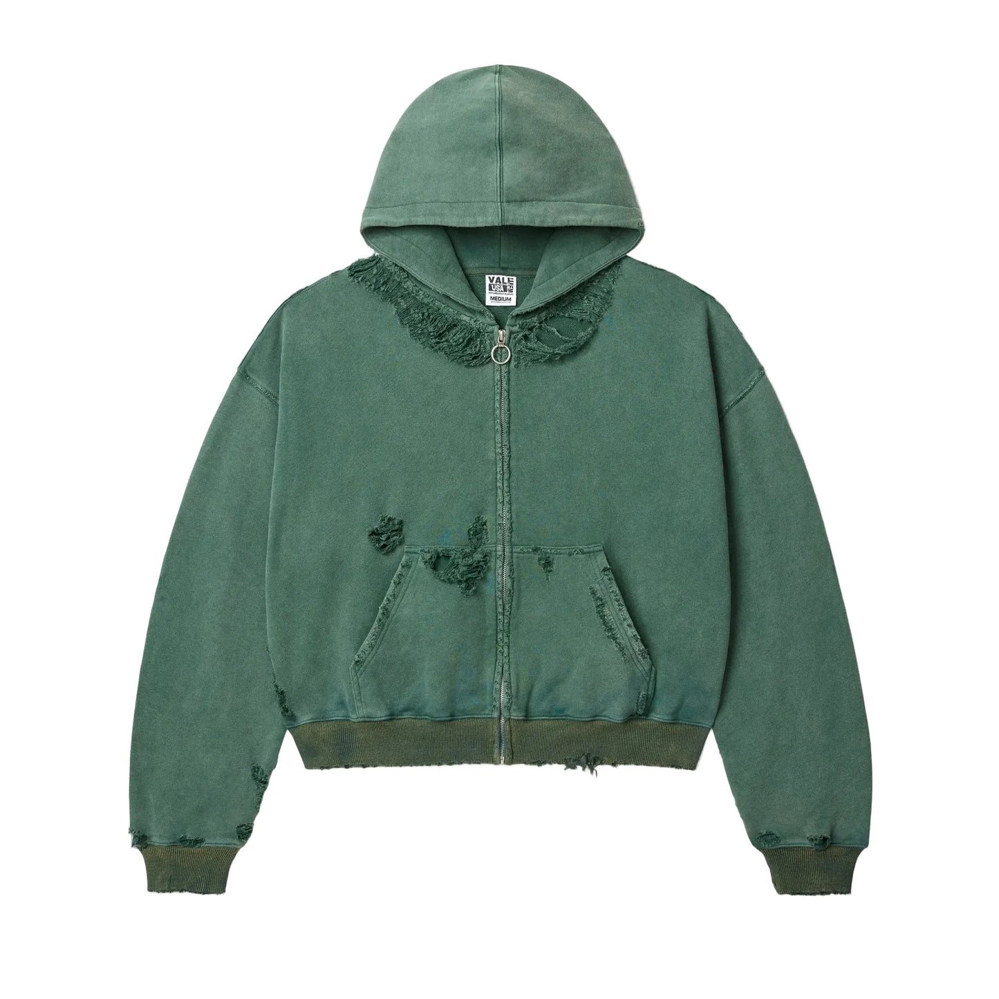 Vale Pine Destroyer Zip-Up Hoodie
