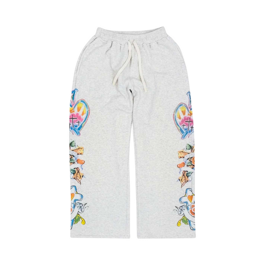 We Are Righteous "Risen King" Sweatpants - Grey