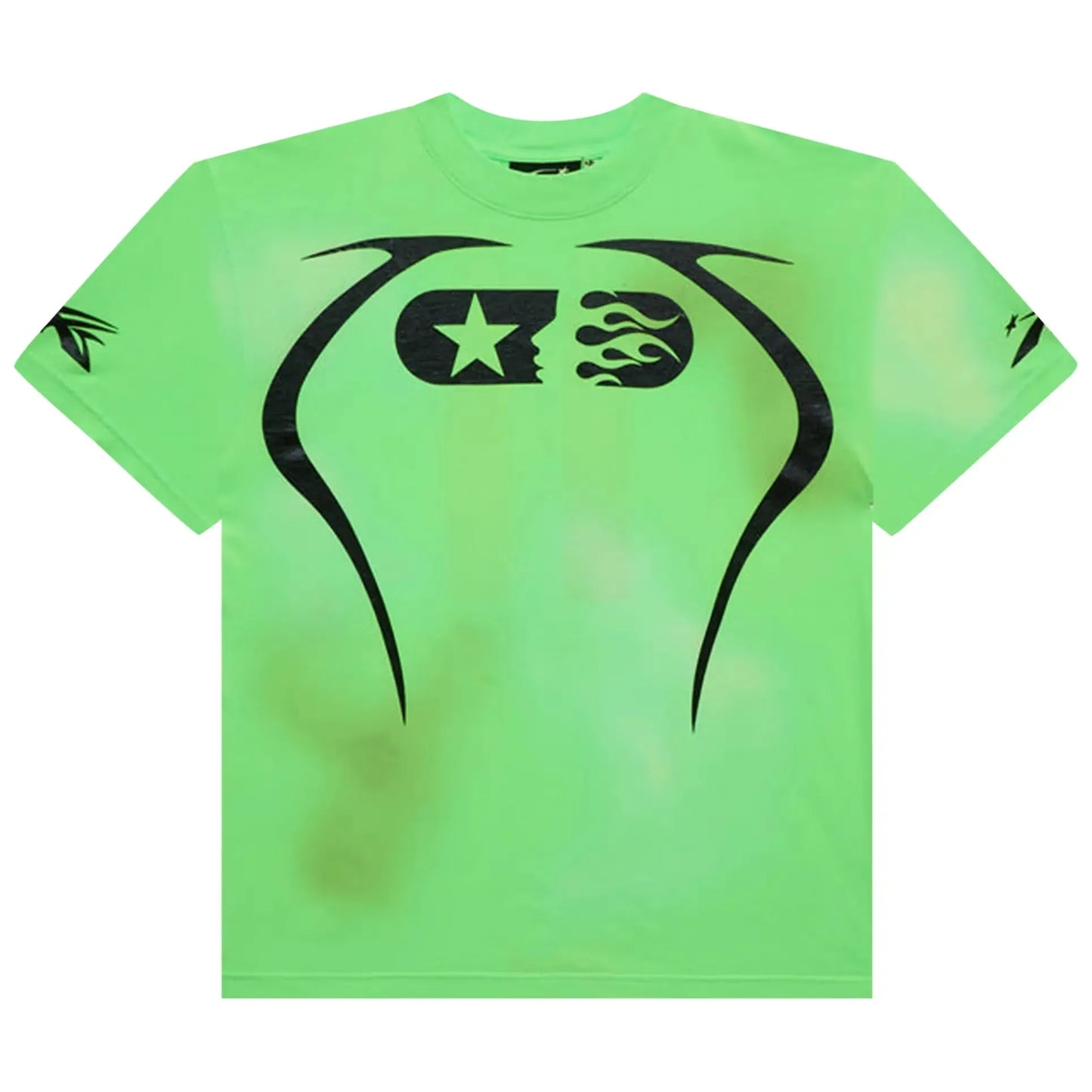 Hellstar 7 on 7 T Shirt Neon Green