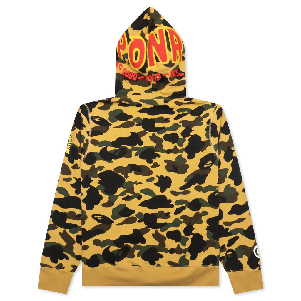 Bape Camo Shark Hoodie - Yellow