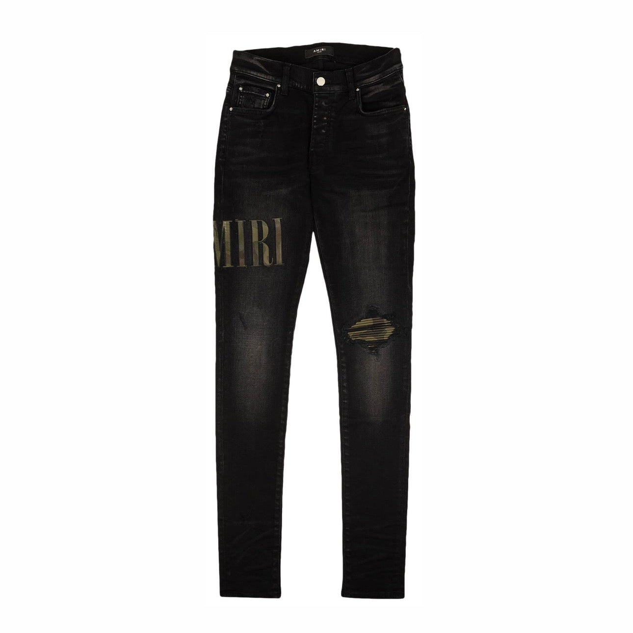Amiri Core Applique Jeans Aged Black