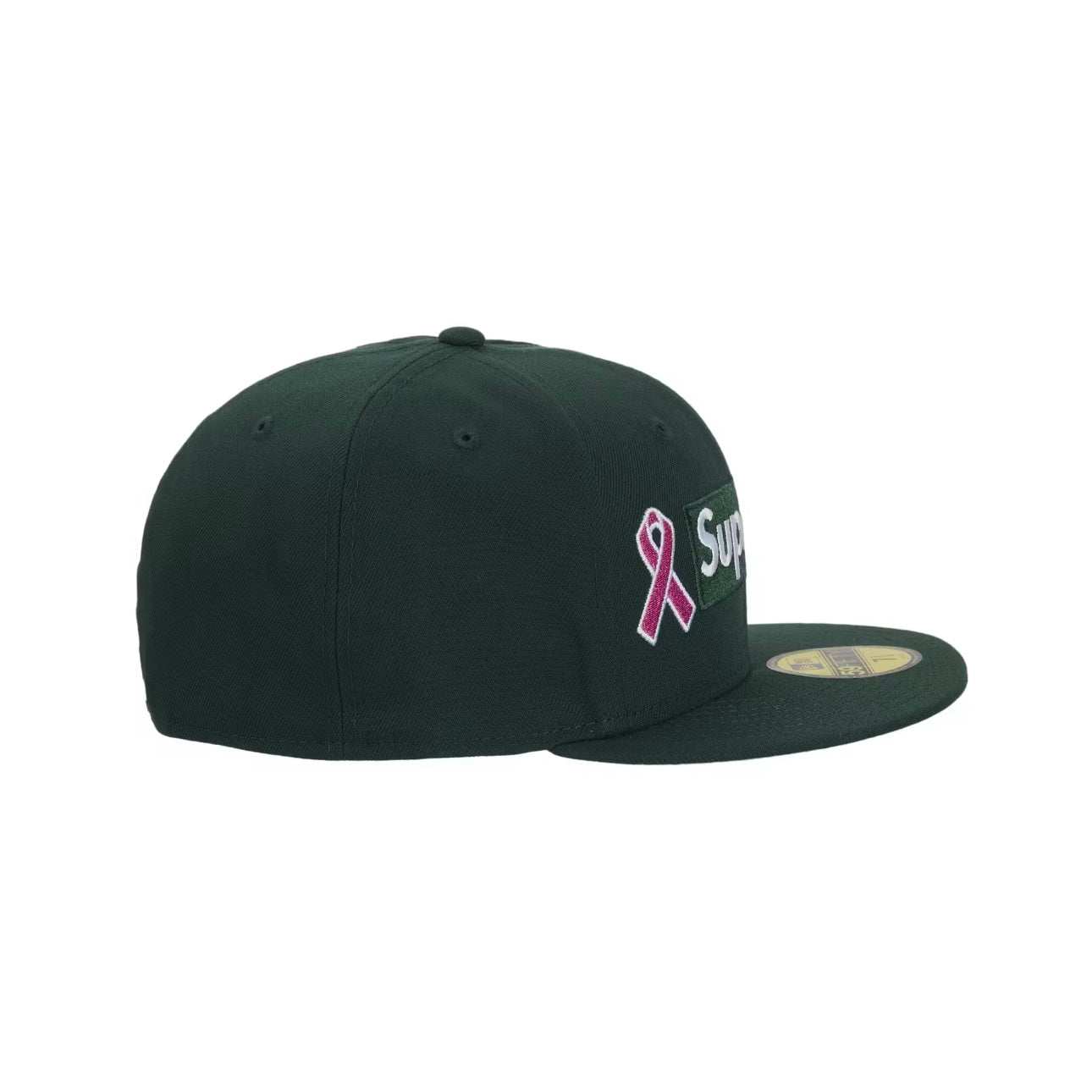 Supreme x New Era Breast Cancer Awareness Box Logo Fitted Hat