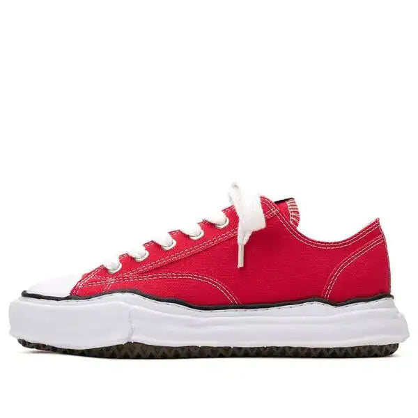 Maison Mihara Yasuhiro Peterson OG Sole Canvas Low - Red
