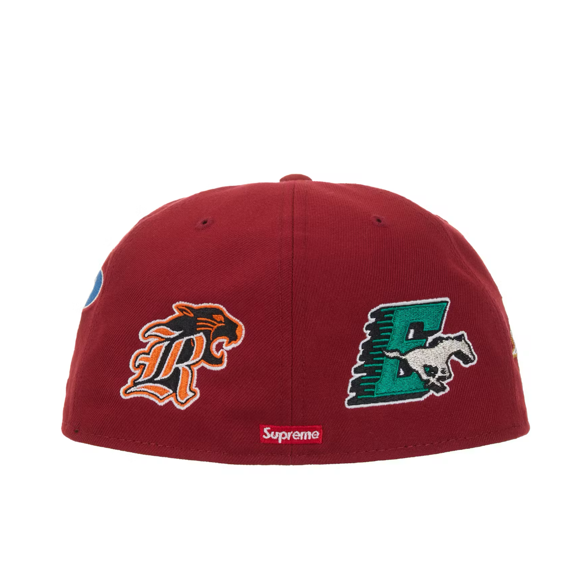 Supreme Mascots S Logo New Era 59Fifty Fitted Cap Red