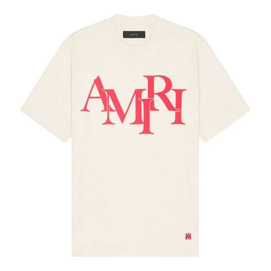 Amiri Staggered Logo T-Shirt