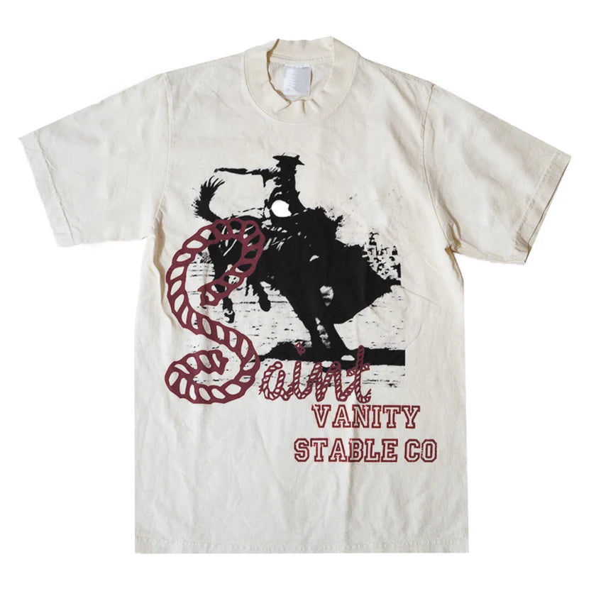 Saint Vanity Cream Rodeo T-Shirt