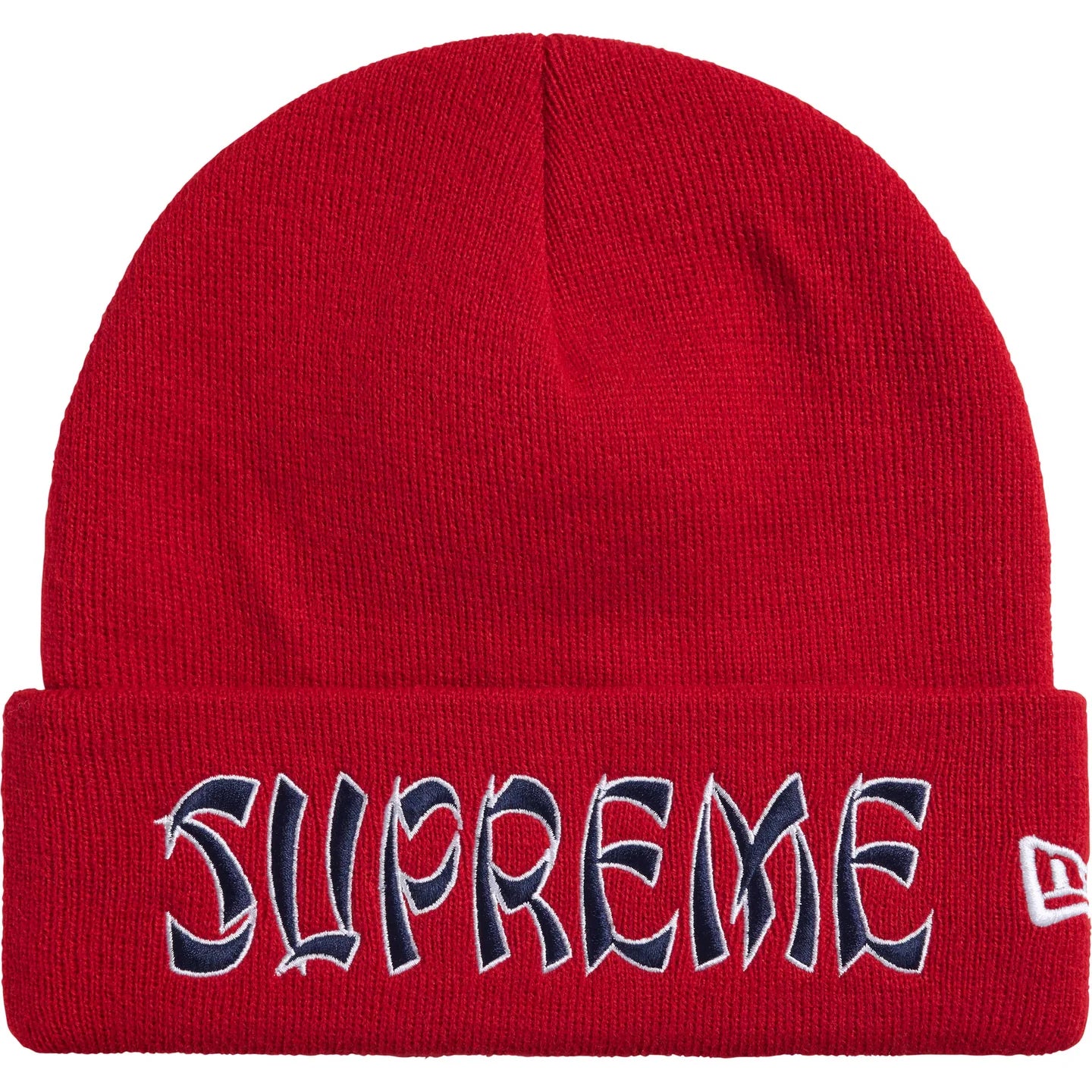 Supreme New Era Action Beanie - Red