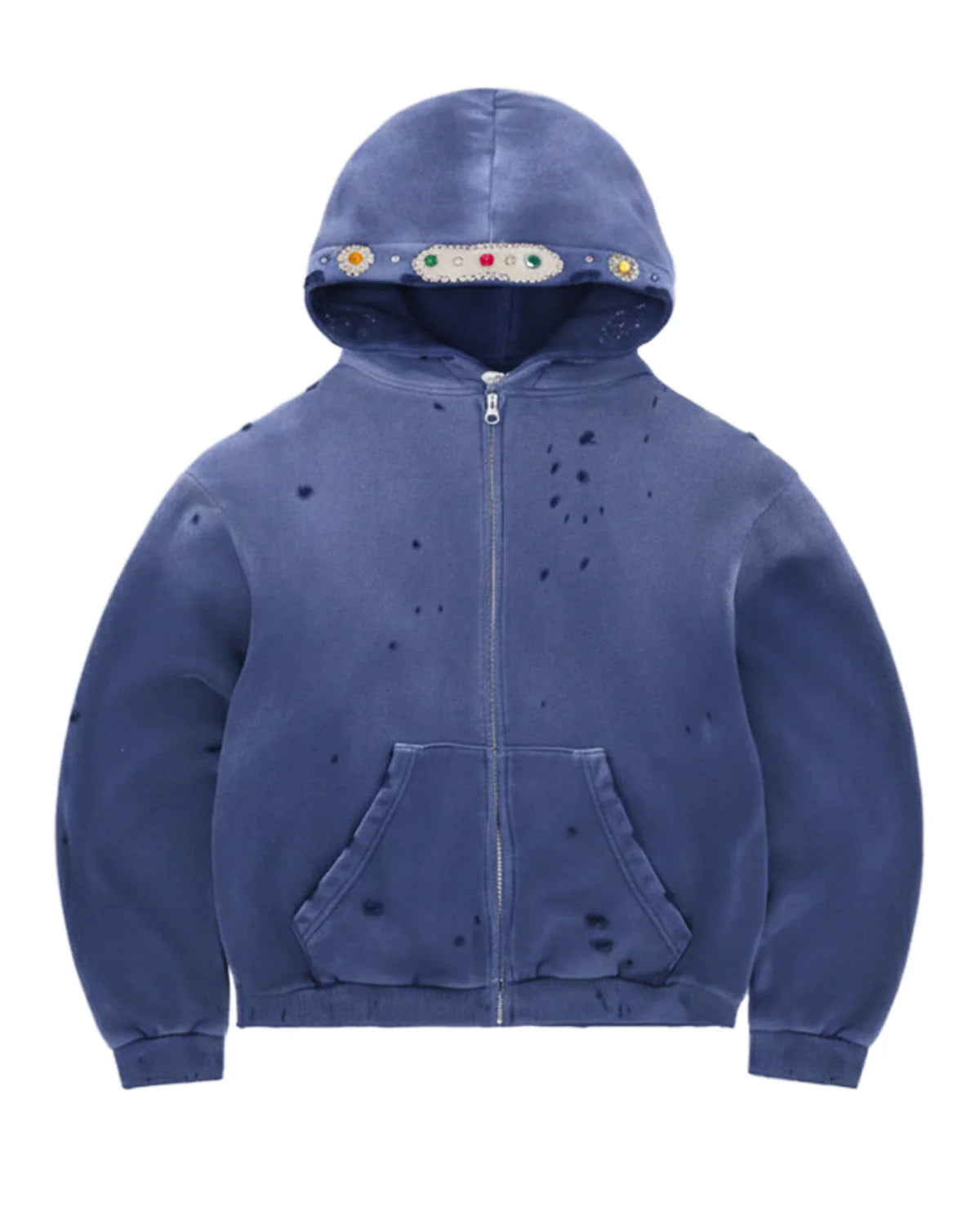 Bravest Studios Sapphire Zip Up Hoodie Vintage Navy