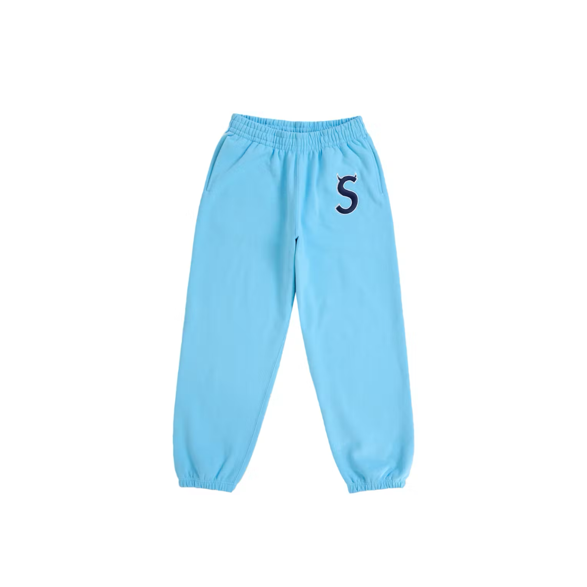 Supreme S Devil Logo Zip Up Fit - Blue