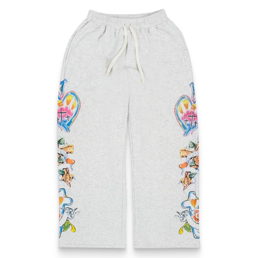 We Are Righteous "Risen King" Sweatpants - Grey