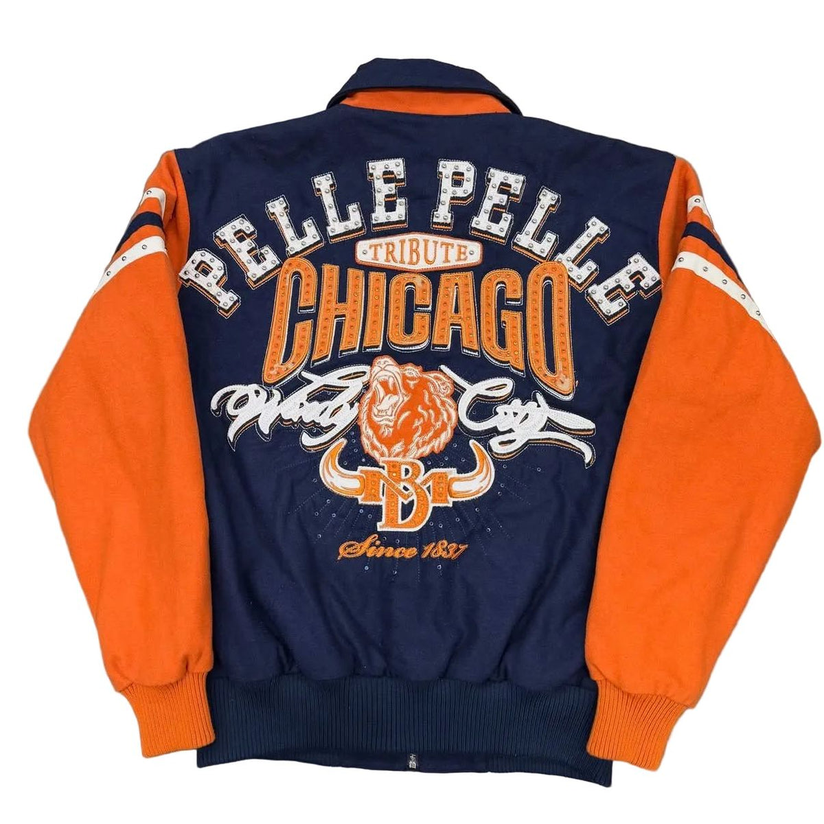 Pelle Pelle Coat Bears Blue - Sz L