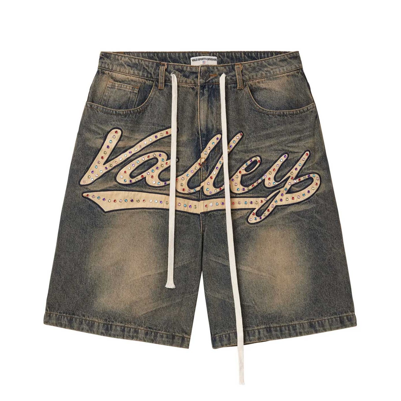 Vale Forever Skittles Denim Jorts - Blue