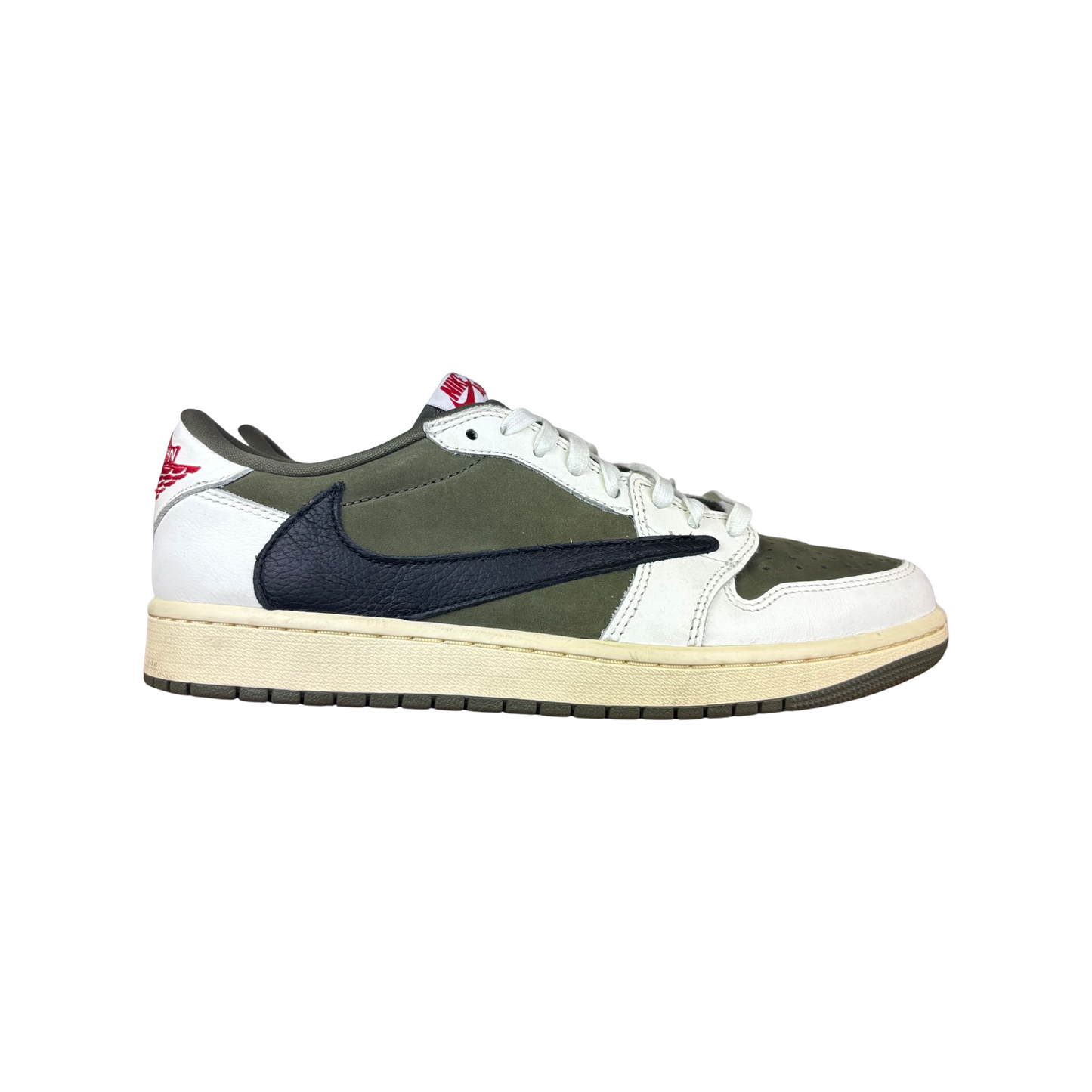 Used Jordan 1 Low Travis Medium Olive - Sz 9.5