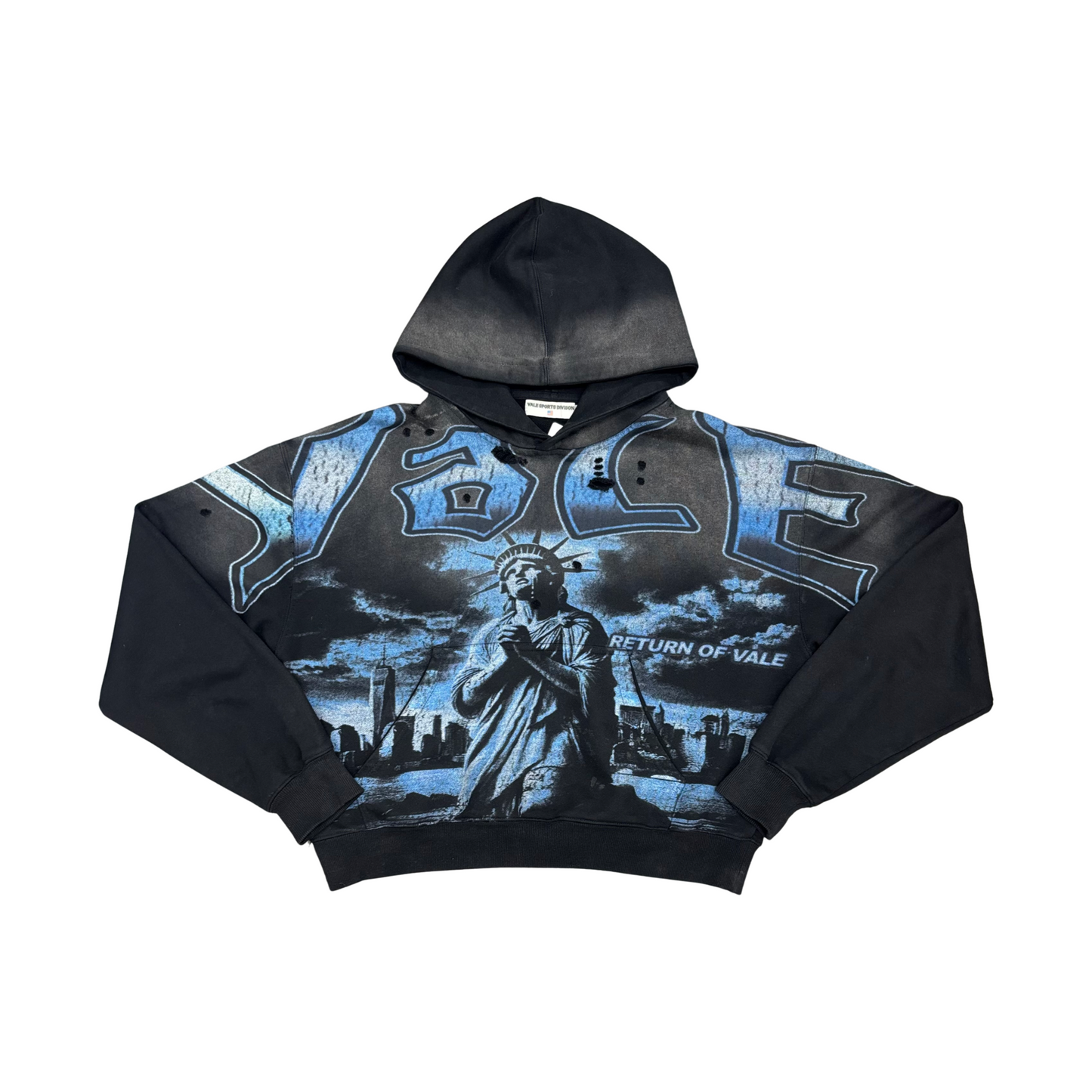Used Vale Statue of Liberty Hoodie - Sz S