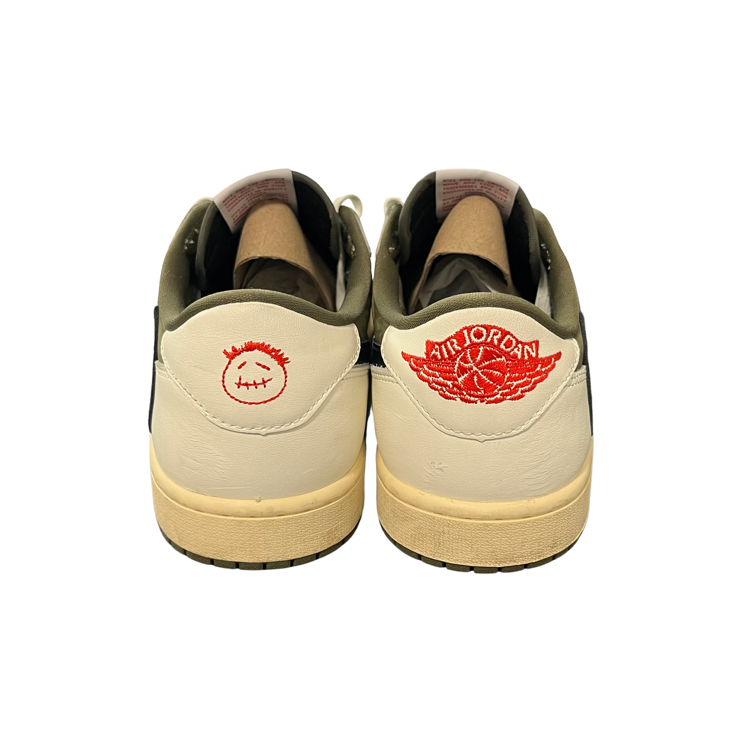Used Jordan 1 Low Travis Scott Medium Olive - Sz 11.5