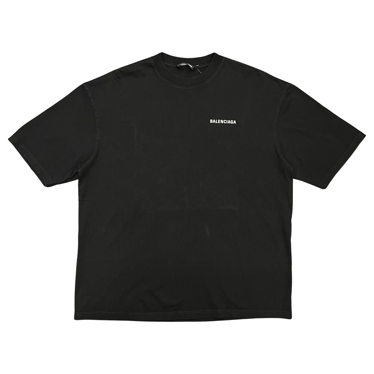 Used Balenciaga Logo T-Shirt - Sz S
