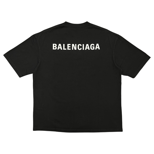 Used Balenciaga Logo T-Shirt - Sz S