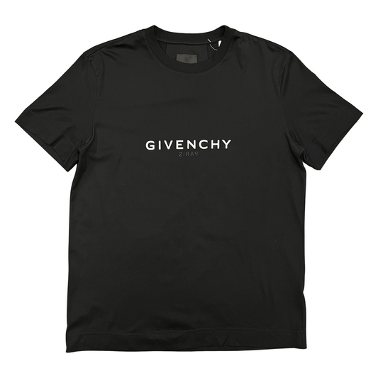 Used Givenchy Reverse Logo T-Shirt - Sz L