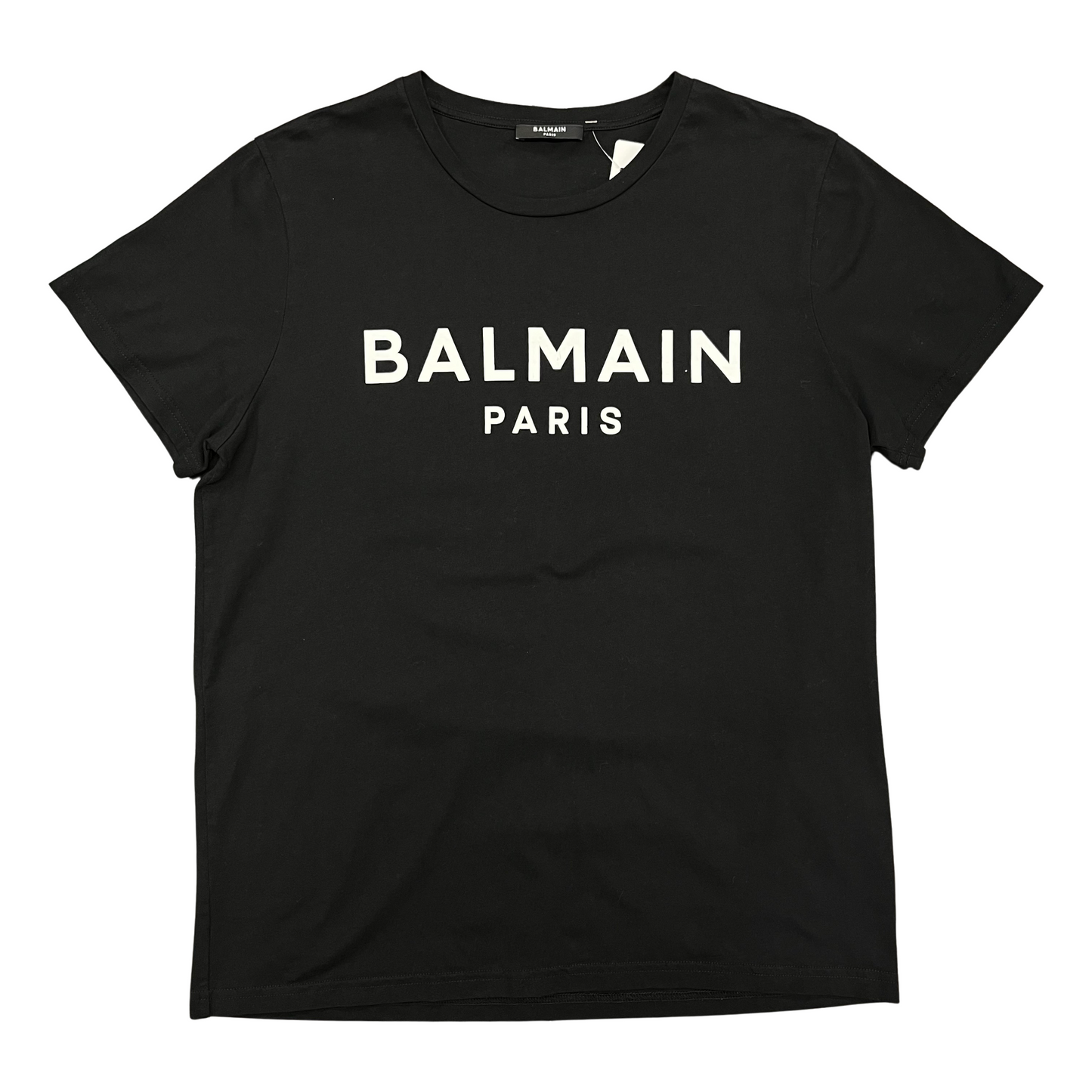 Used Balmain Logo T-Shirt - Sz L