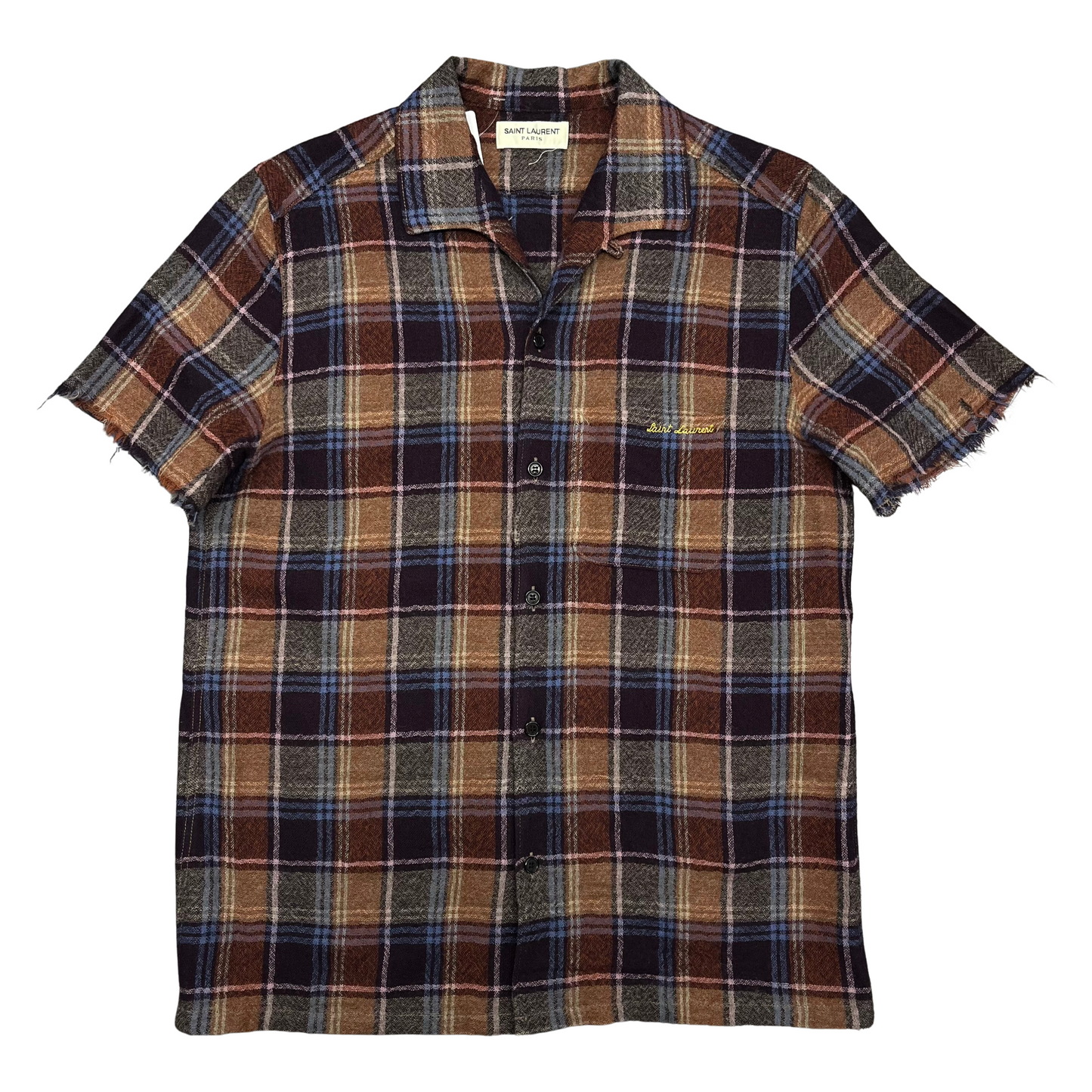 Used Saint Laurent YSL Wool Flannel - Sz S