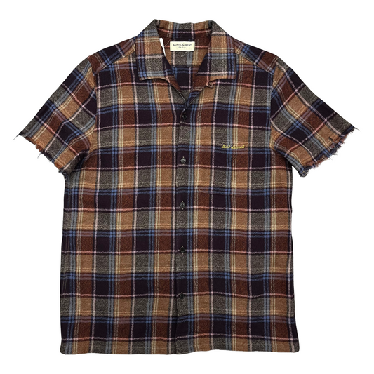 Used Saint Laurent YSL Wool Flannel - Sz S