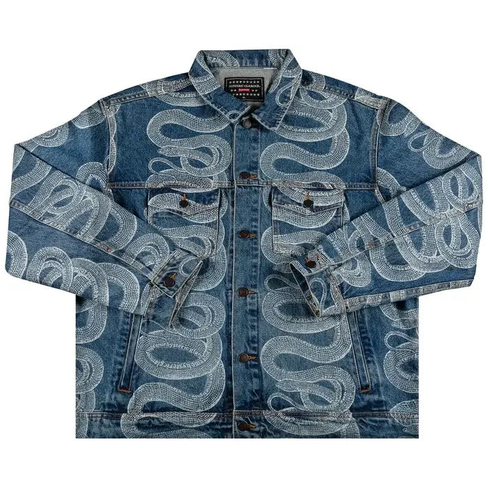 Supreme Hysteric Glamour Snake Denim Trucker