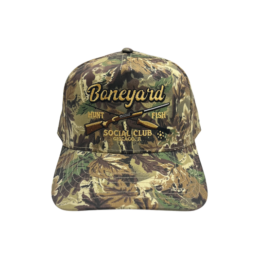 Boneyard Tree Camo Snapback Hat