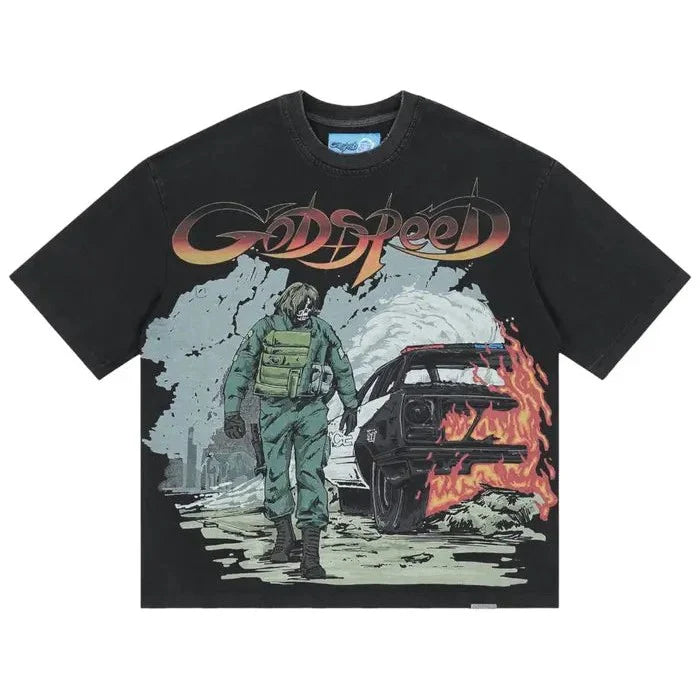 Godspeed Khaos Tee - Black