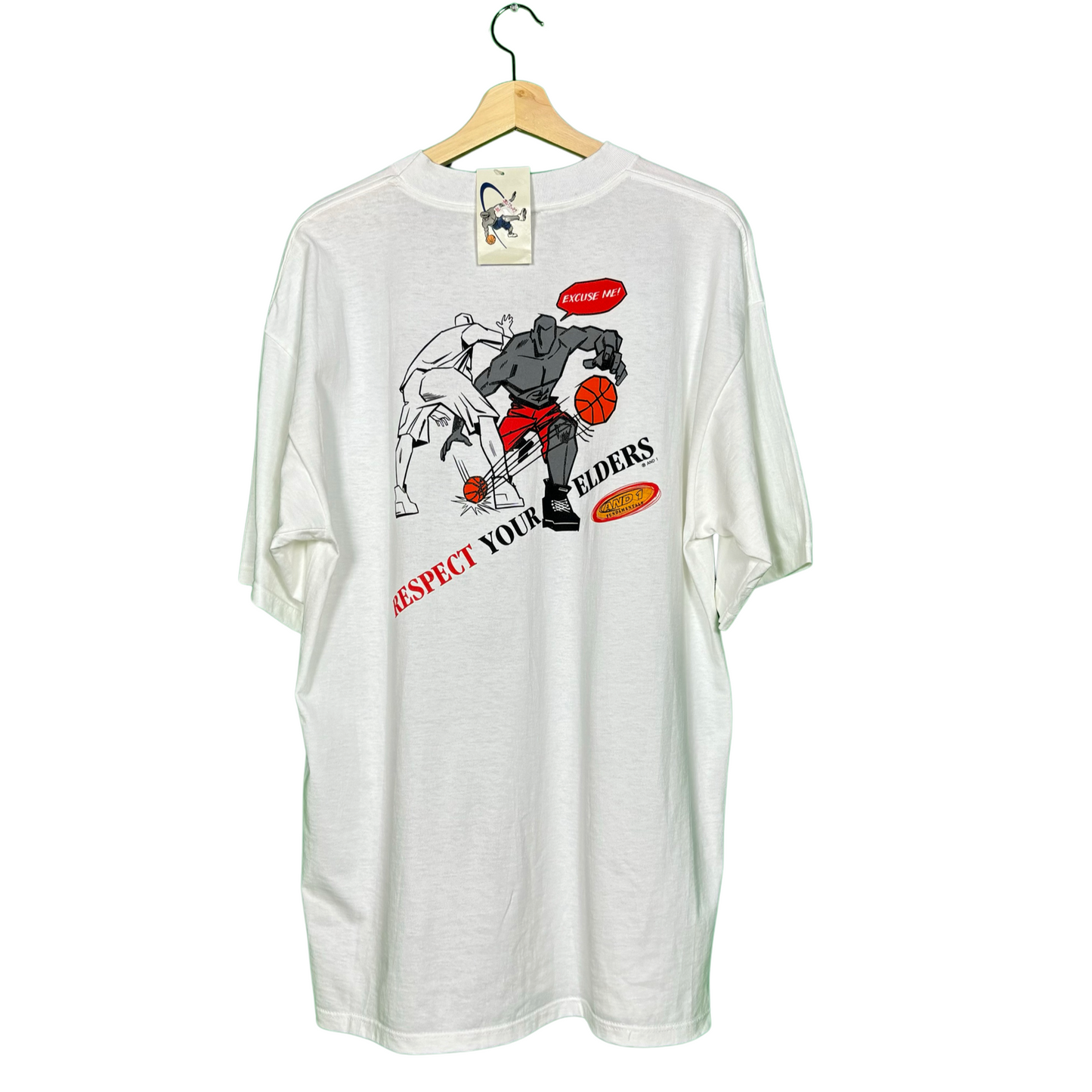 Vintage AND1 Trash Talk Respect Your Elders Tee - Sz XL
