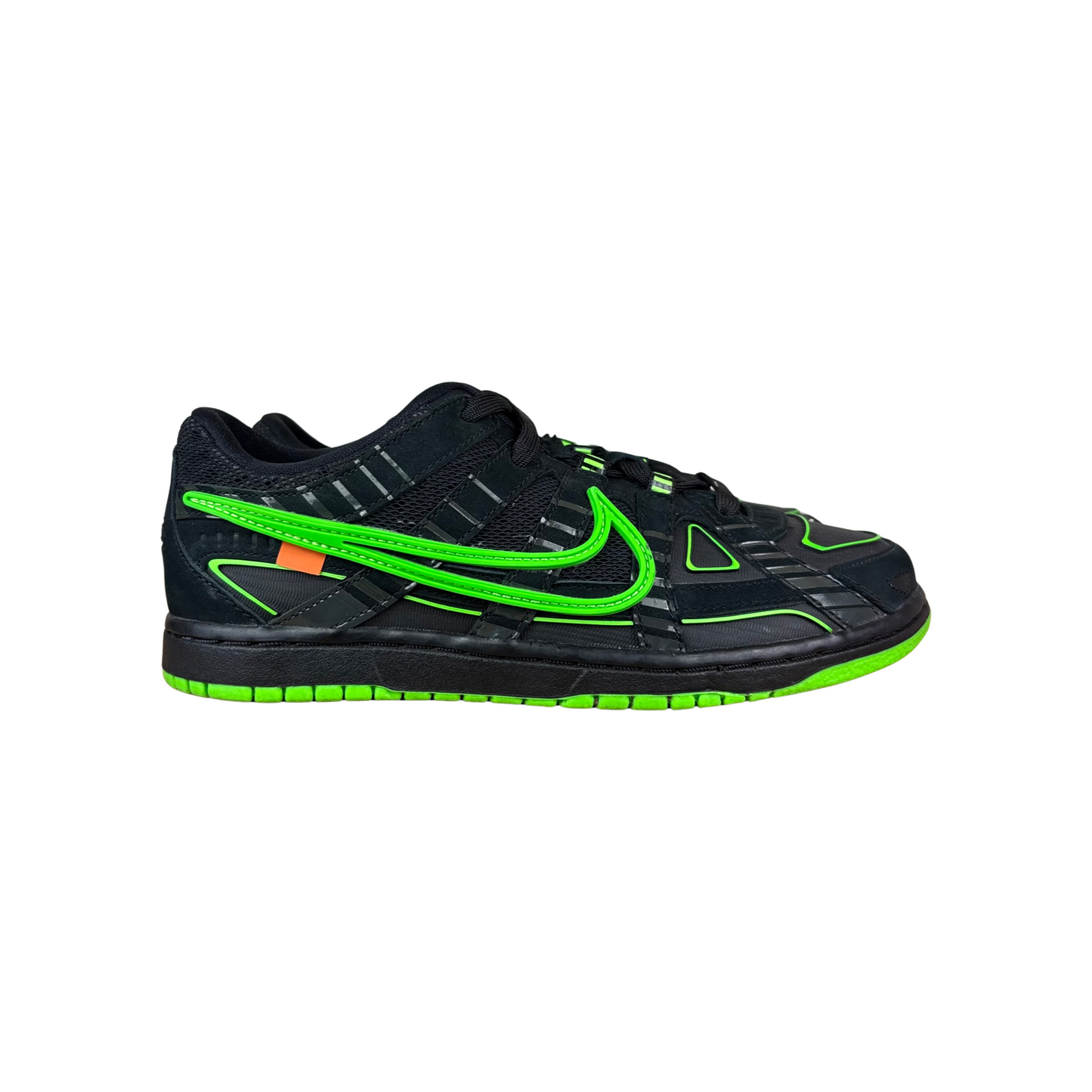 Used Nike Air Rubber Dunk Off-White Green (PS) - Sz 3Y