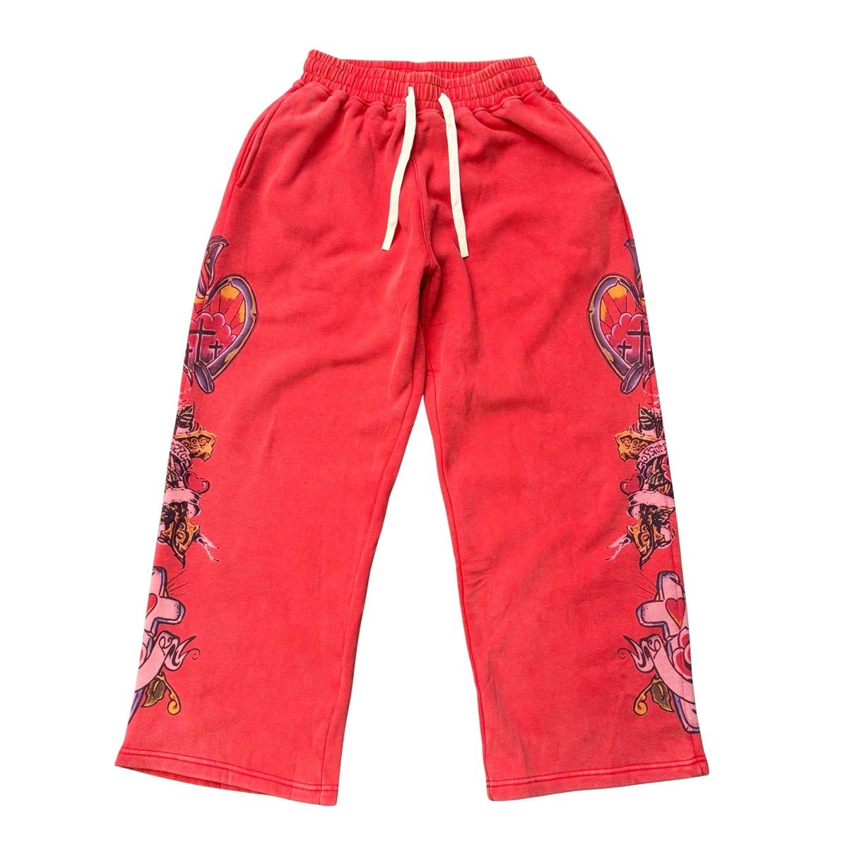 We Are Righteous "Risen King"Sweatpants - Red