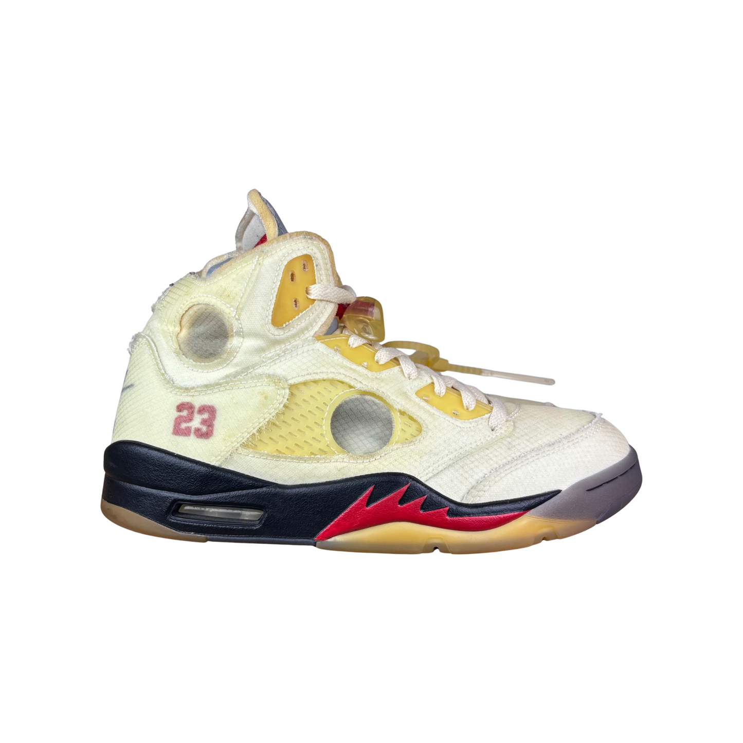 Used Jordan 5 Off White Sail - Sz 10