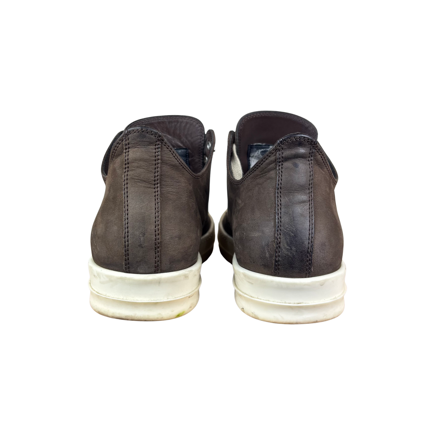Used Rick Owens Ramones Low Saddle Milk - Sz 38/Us 6