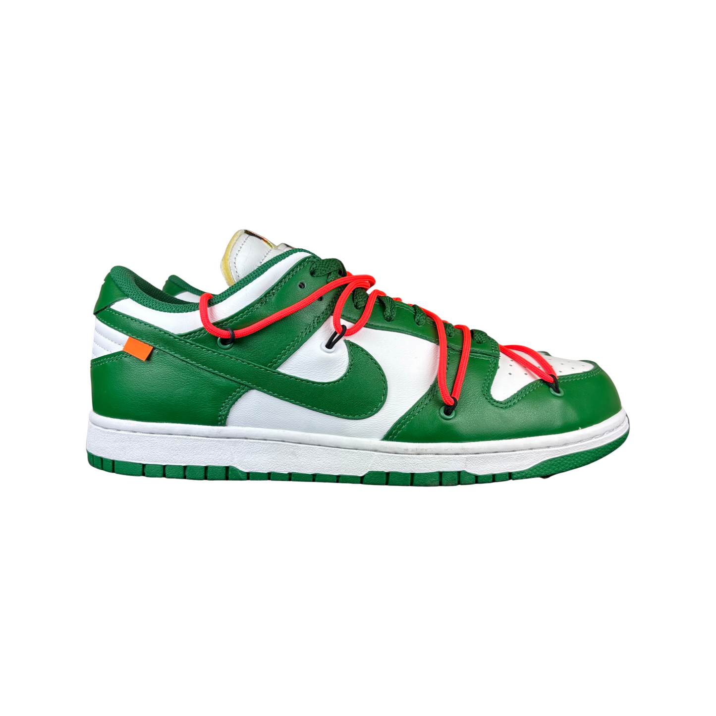 Used Nike Dunk Low Off-White Pine Green - Sz 11.5