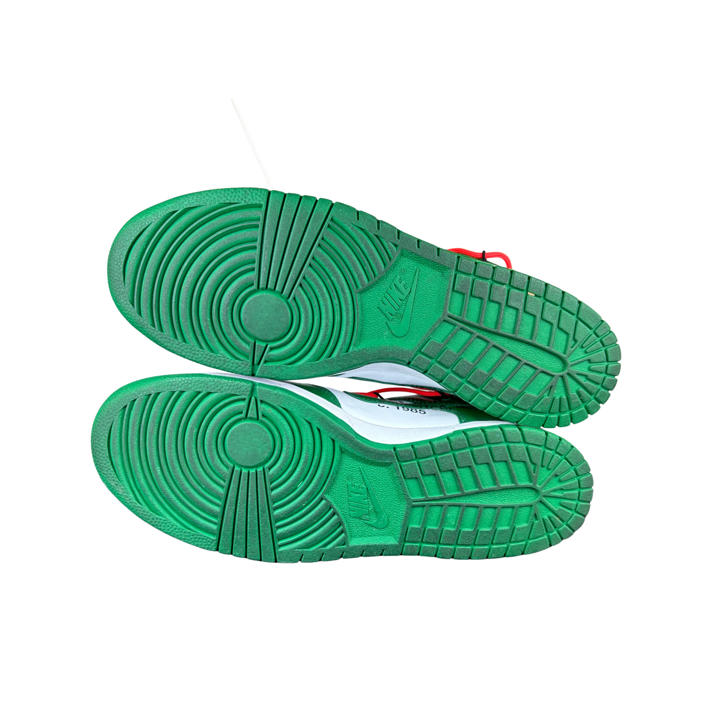 Used Nike Dunk Low Off-White Pine Green - Sz 11.5