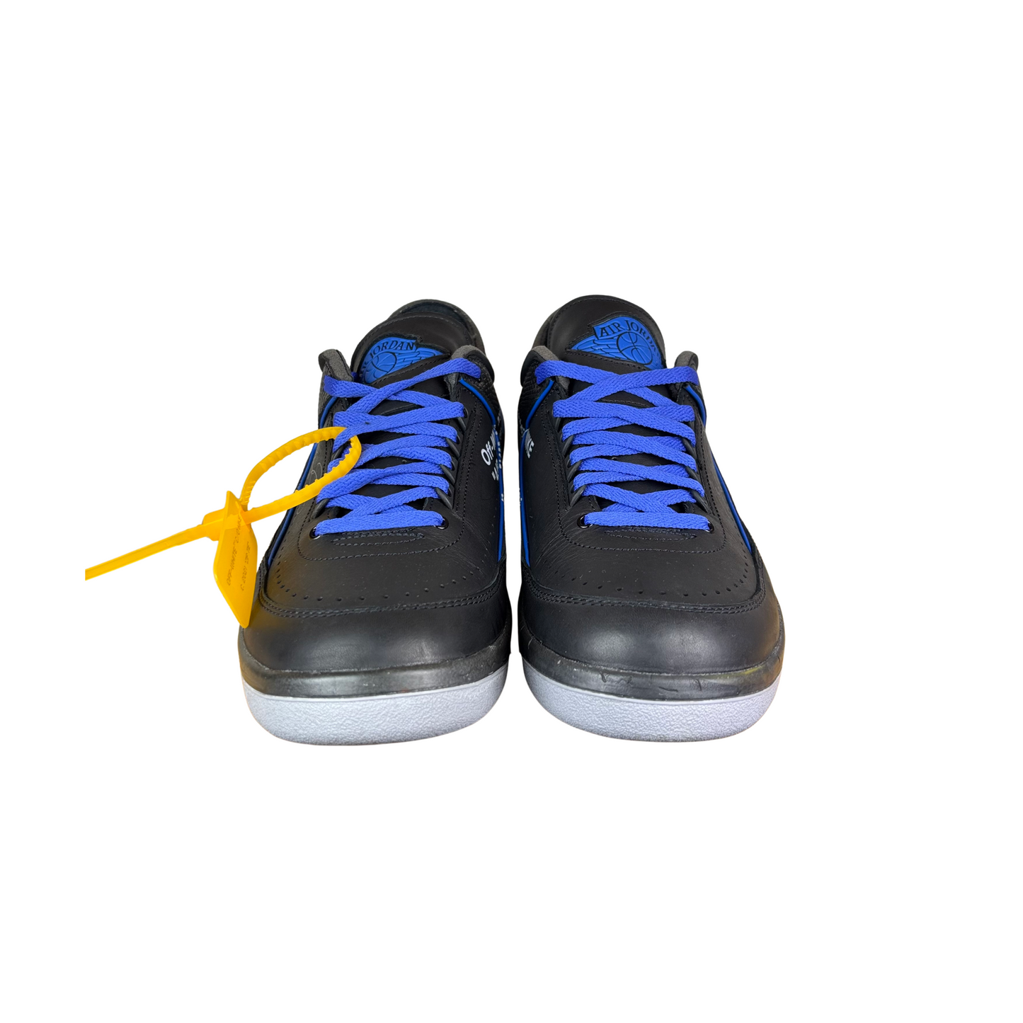 Used Jordan 2 Retro Low SP Off-White Black Blue - Sz 11.5