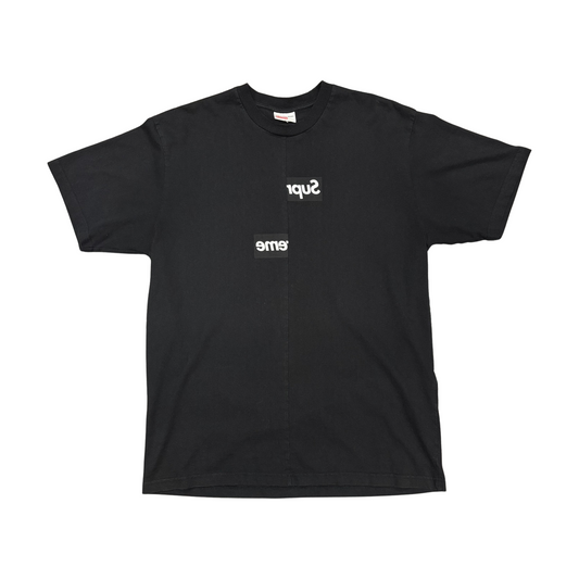 Used Supreme x CDG Box Logo Tee - Sz L