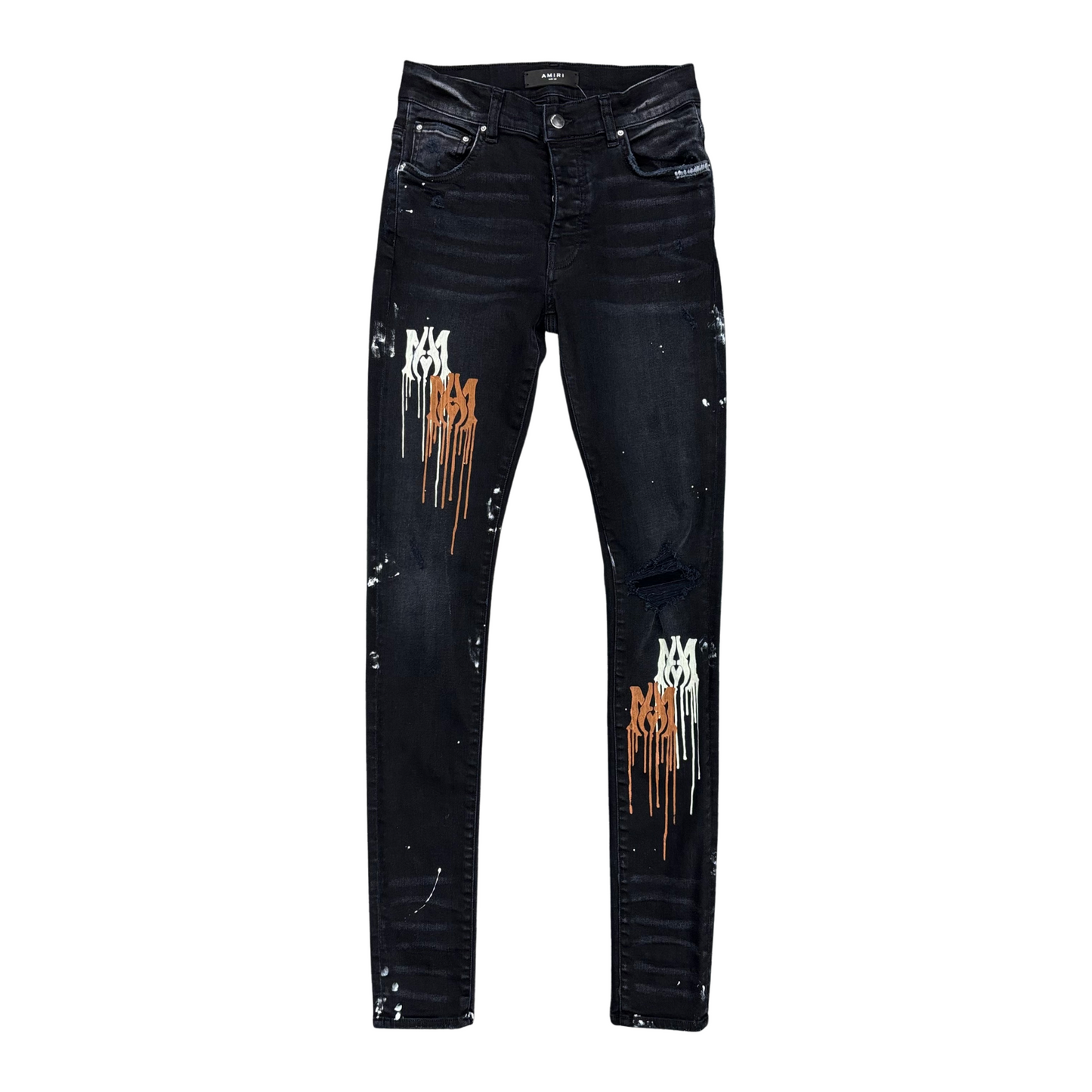 Used Amiri Paint Drip Jeans - Sz 29
