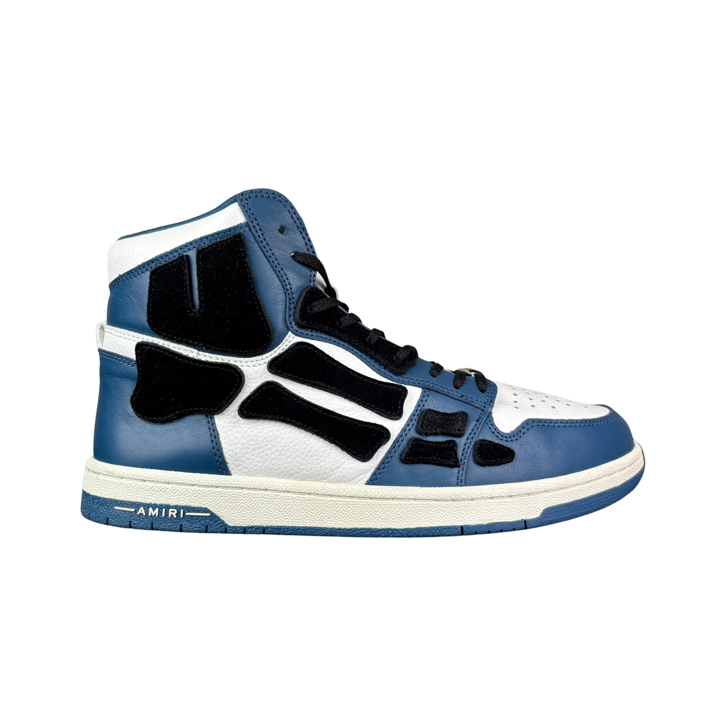 Used Amiri Hi Top Skel Leather Bones - Sz 44