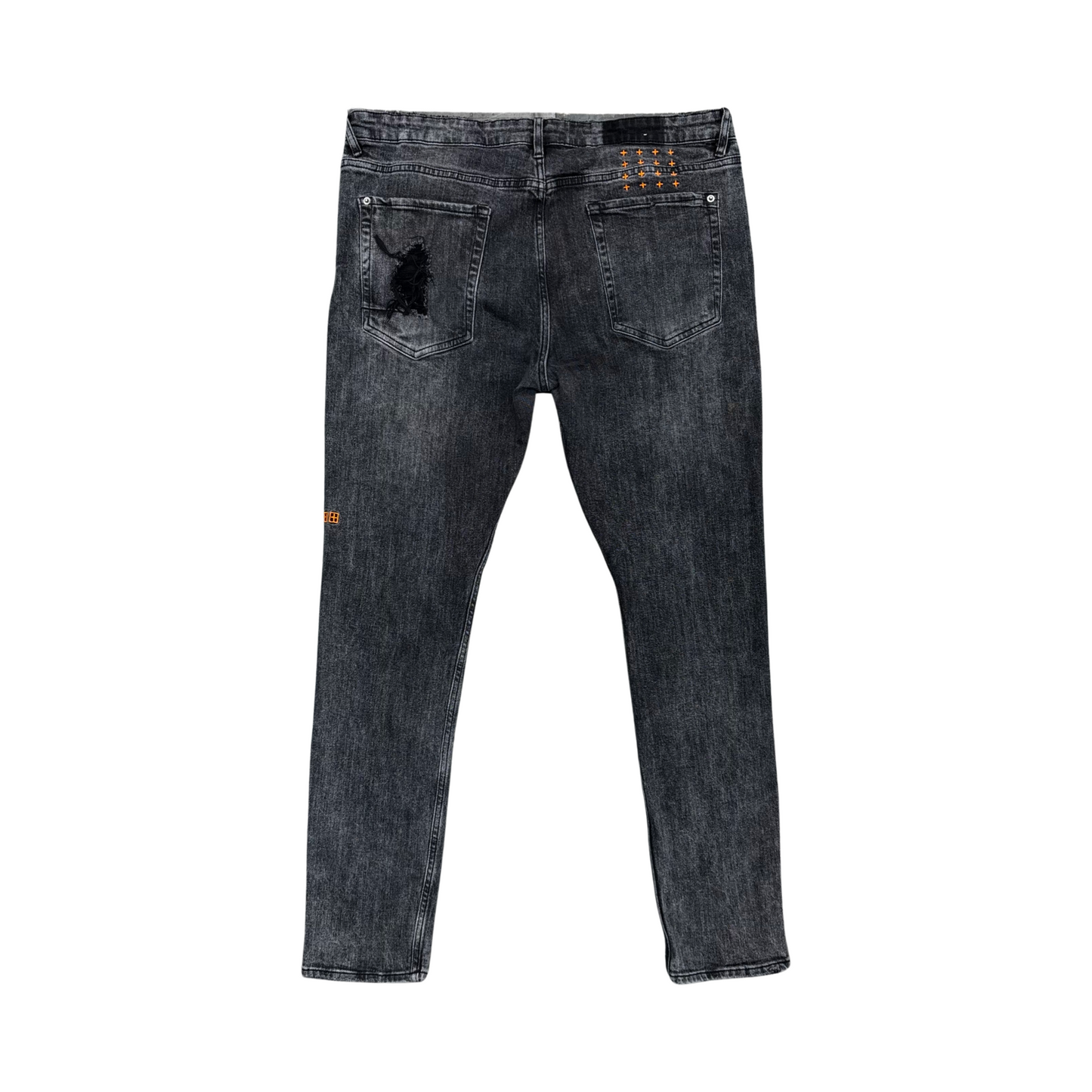 Used Ksubi Black Denim - Sz 40