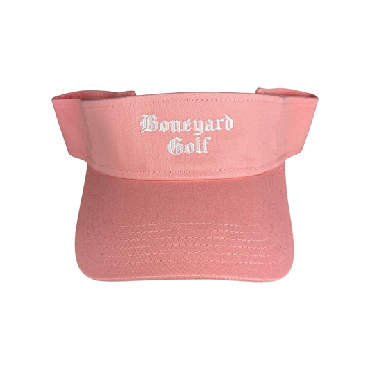 Boneyard Pink Golf Visor