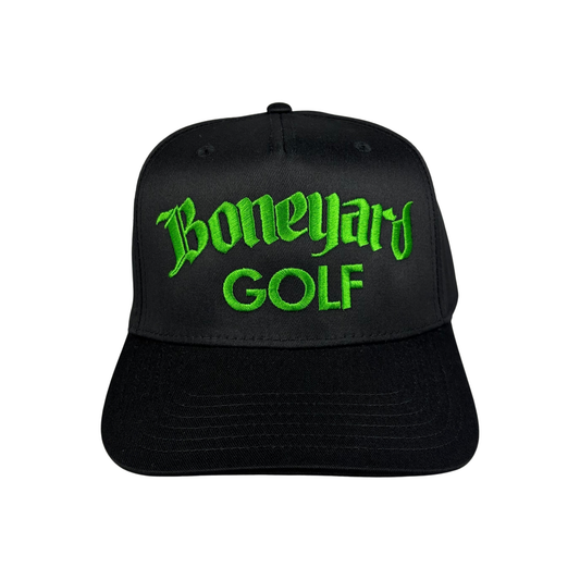 Boneyard Golf Hat - Black/Green