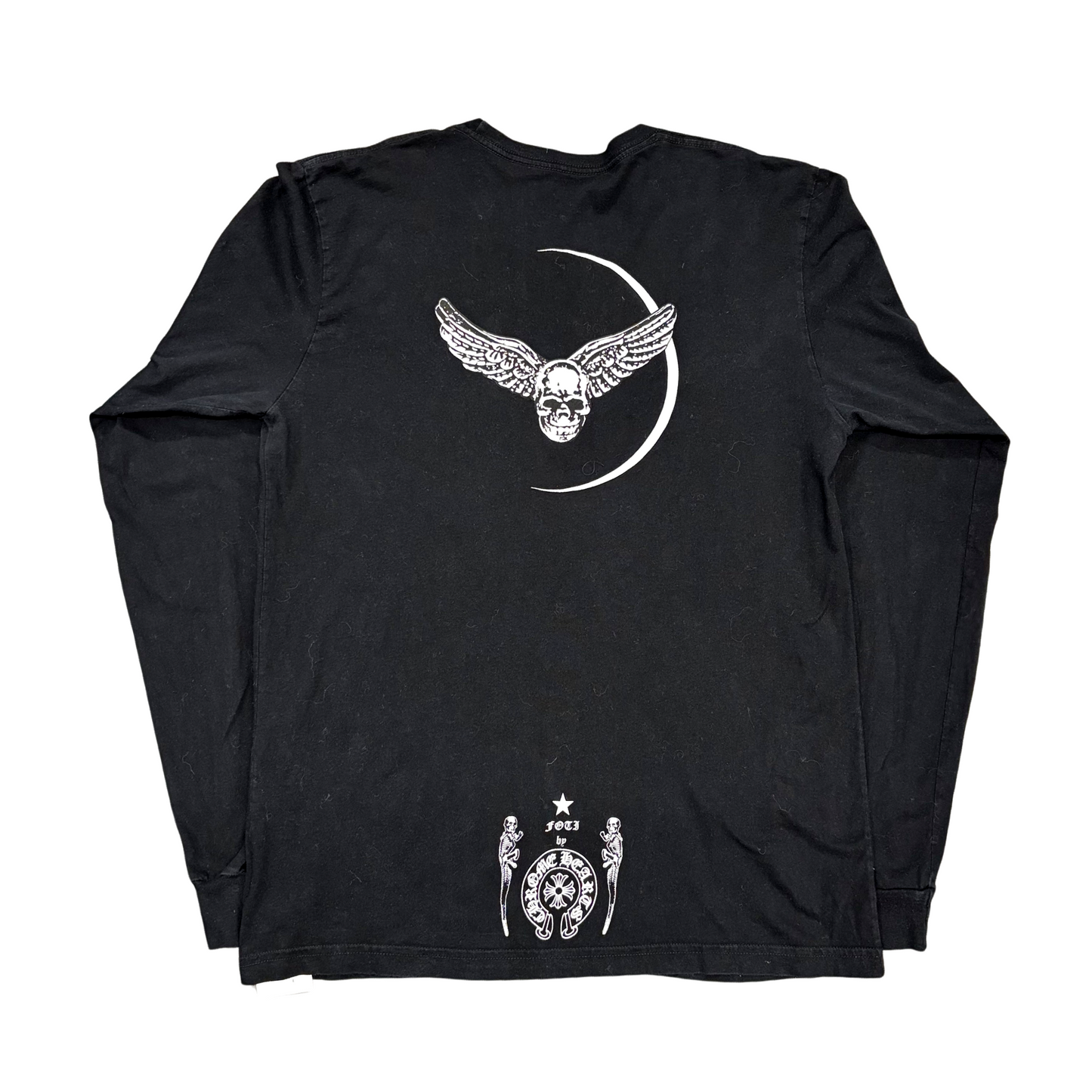 Used Chrome Hearts FOTI Circle Logo L/S Tee - Sz L