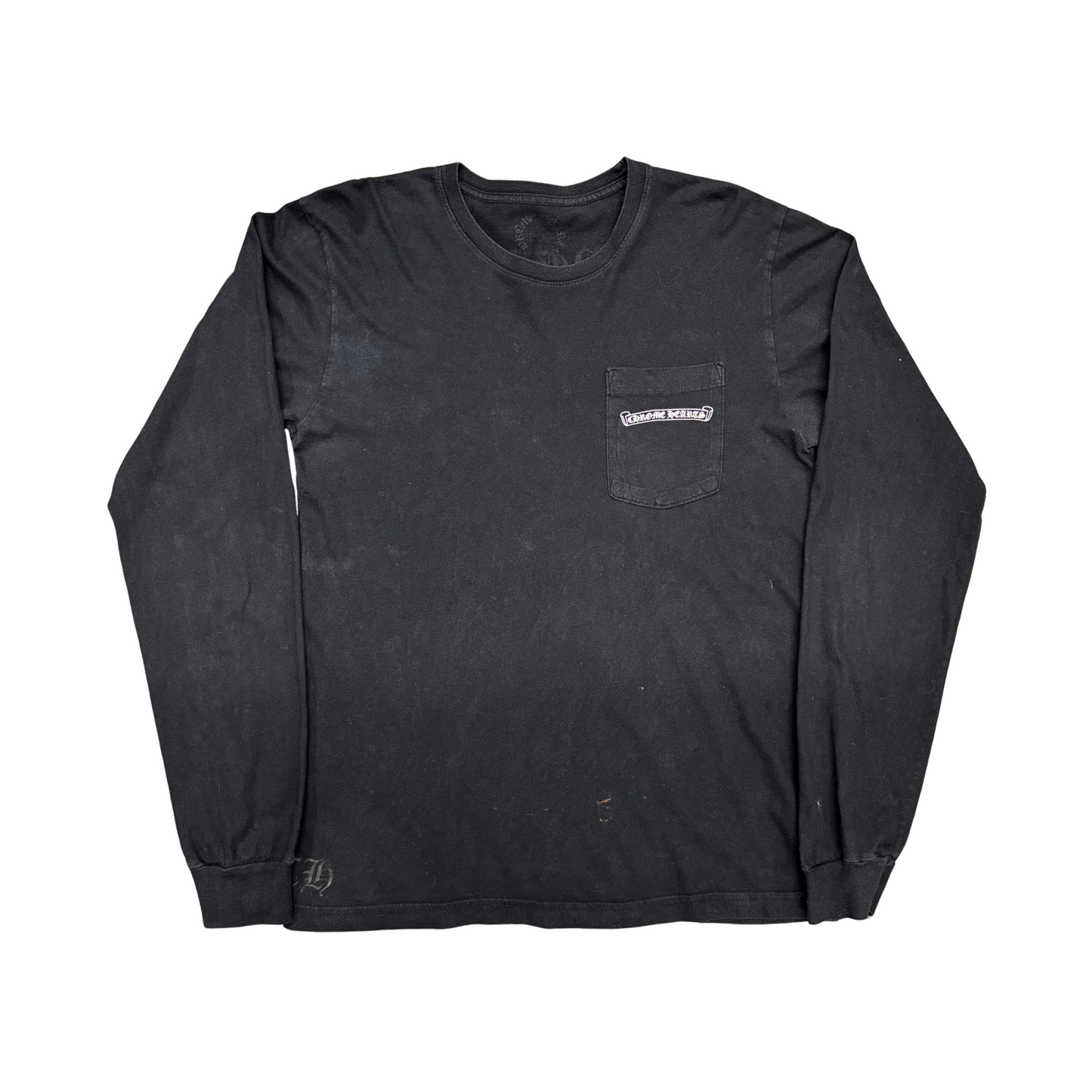 Used Chrome Hearts Pocket L/S Tee - Sz M