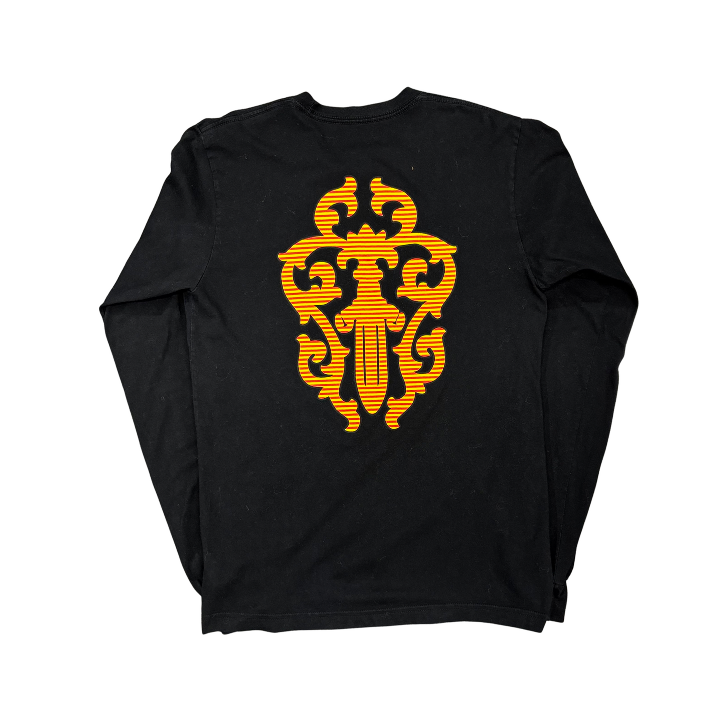 Used Chrome Hearts Yellow Dagger L/S Tee - Sz M