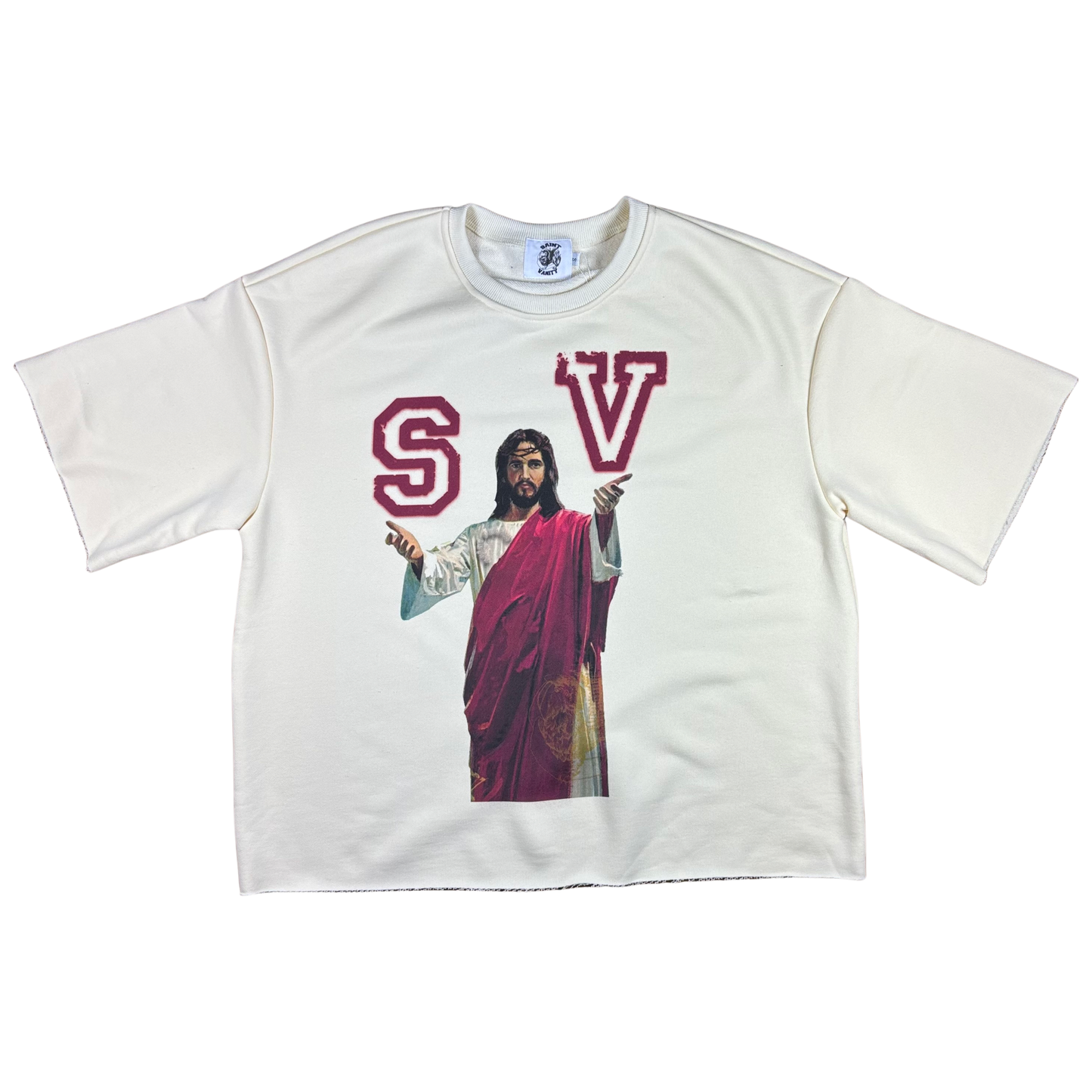 Saint Vanity Cream Jesus Crewneck