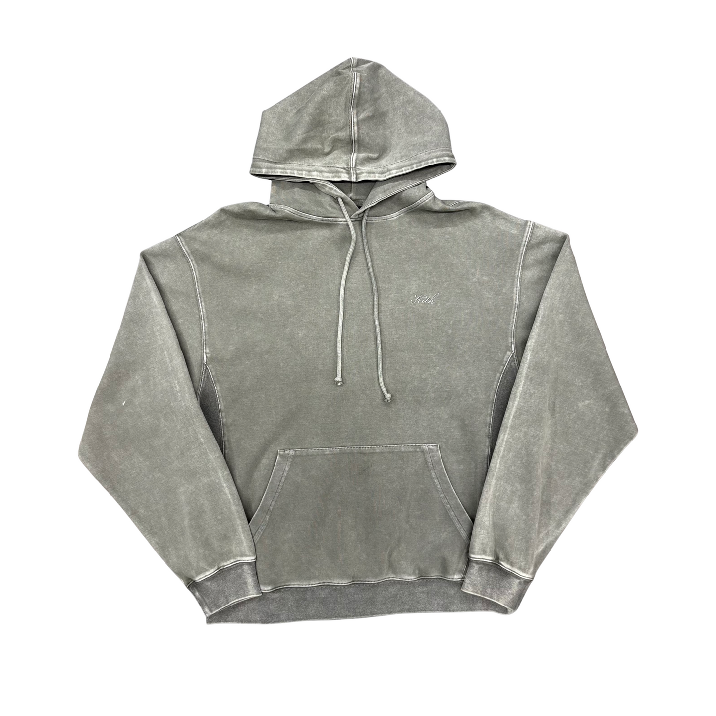 Kith Crystal Wash Interlock Williams Hoodie Island - Sz S