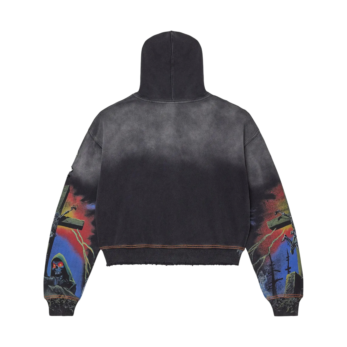 Vale Forever Damned Zip Up Hoodie - Black