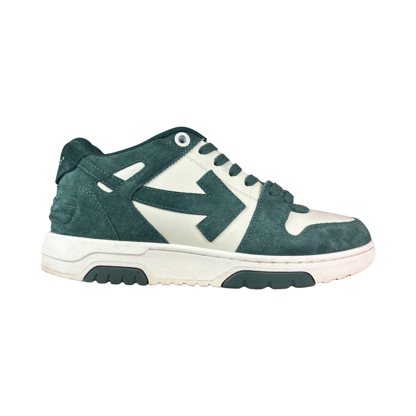 Used Off-White Out of Office Forrest Green - Sz 43