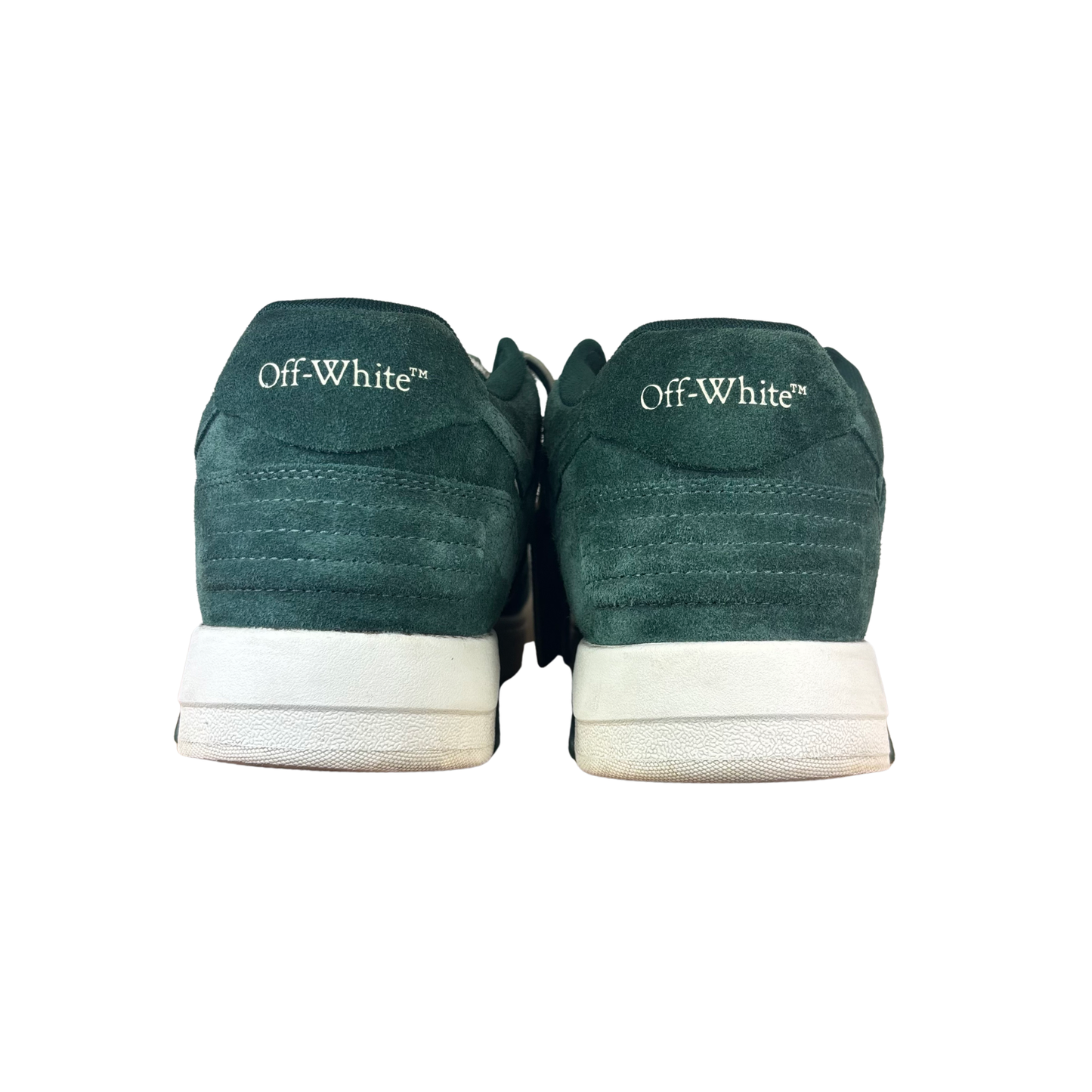 Used Off-White Out of Office Forrest Green - Sz 43